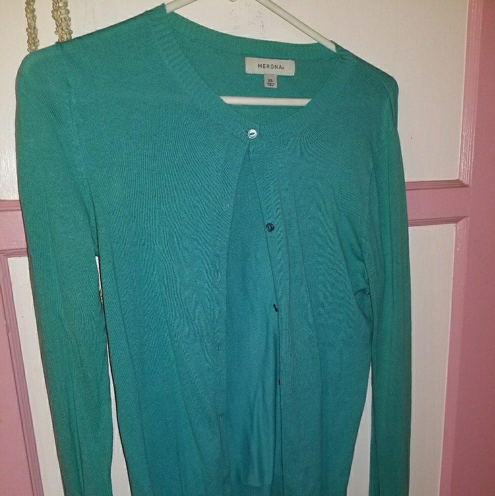 Turquoise Cardigan